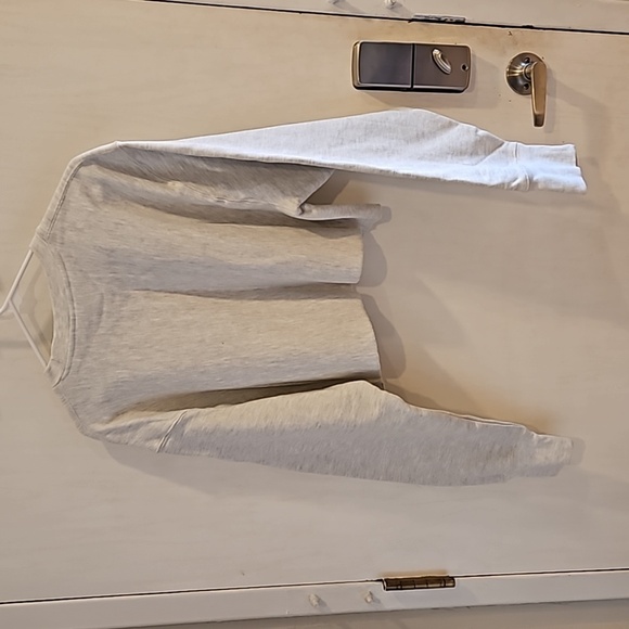 Champion Heathered Gray Florida State Seminoles Cropped Sweatshirt L Like New - Picture 3 of 8